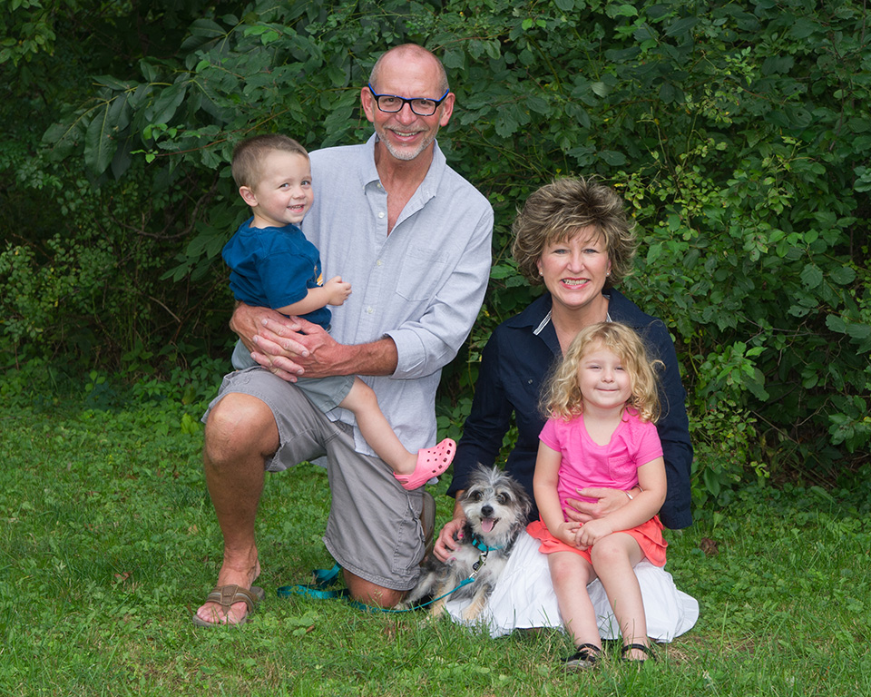 Sherry & James Carnahan with Grandchildren